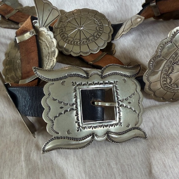 Accessories - Vintage Handmade Concho Belt